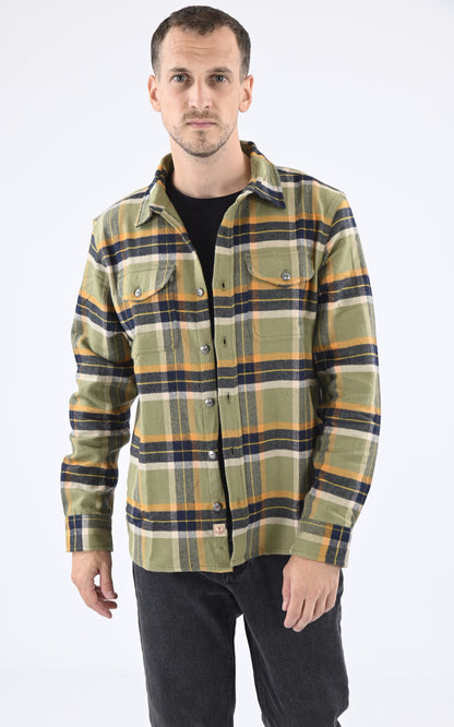 A &quot;SIERRA 103637&quot; Vert Iron&amp;Resin Chemise Homme opened photo