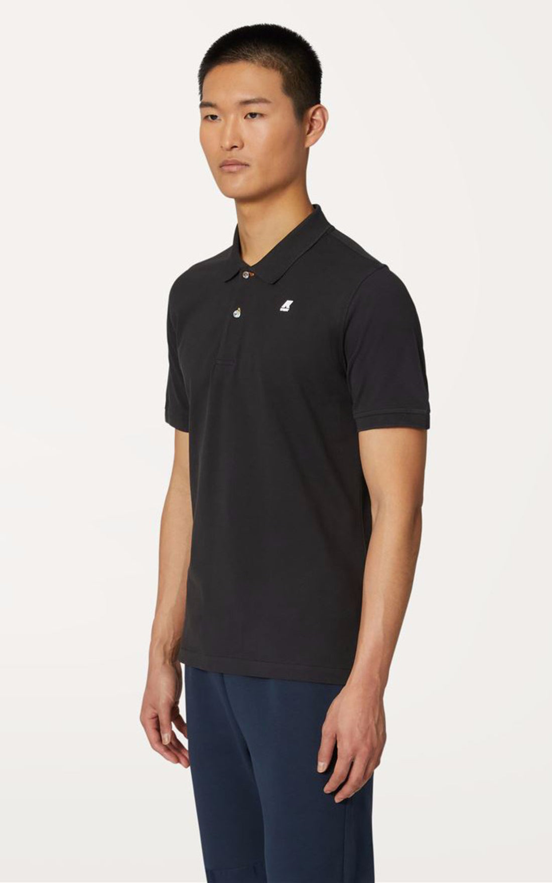 A &quot;VINNIE K7121MW&quot; Noir K-Way Polo Homme opened photo