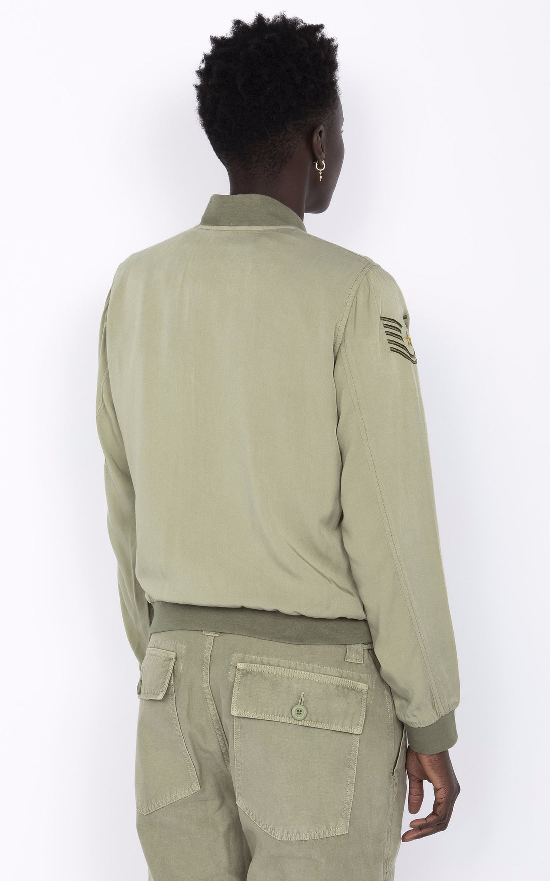 A &quot;JKTCALIPSOW&quot; Vert Schott Blouson Femme opened photo