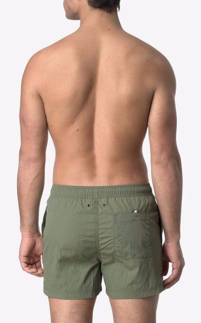 A &quot;HAZEL BEACH K8136LW&quot; Vert K-Way maillot_de_bain Homme back photo
