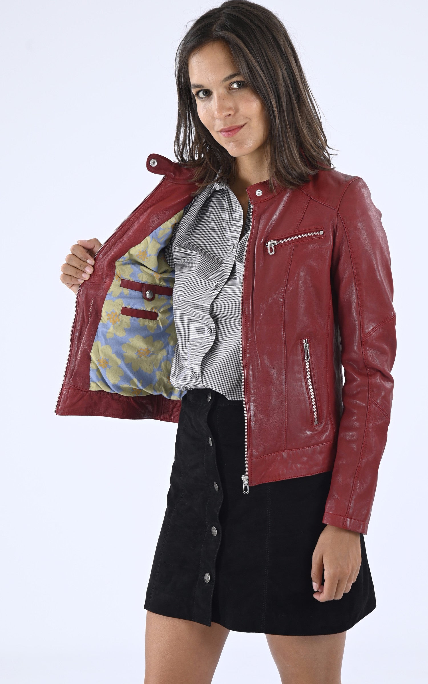 A &quot;JOLYA 102581&quot; Rouge Rose Garden Blouson Femme interior photo 3