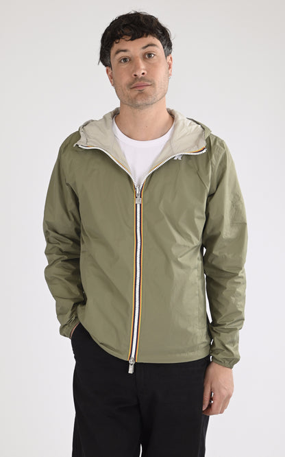 A &quot;JACK ECO PLUS DOUBLE K2124EW&quot; Beige K-Way Blouson Homme opened photo