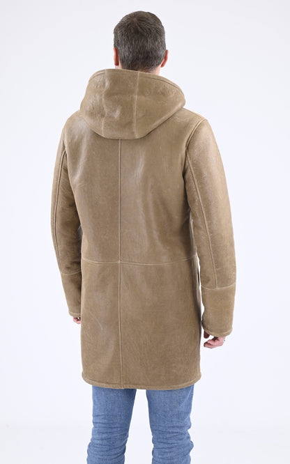 A &quot;MEL-E-249-2&quot; Taupe La Canadienne 3/4 Homme back photo