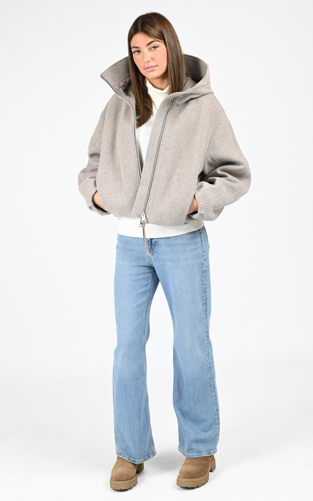 Blouson laine Chiliwack beige
