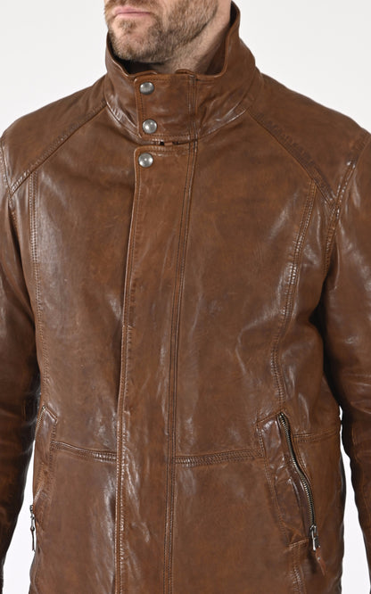 A &quot;CERRO 102874&quot; Cognac Daytona 73 Veste Homme details photo