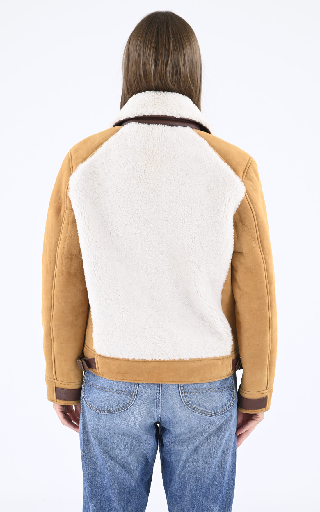 A &quot;LCW HOLLY&quot; Camel Schott Blouson Femme opened photo