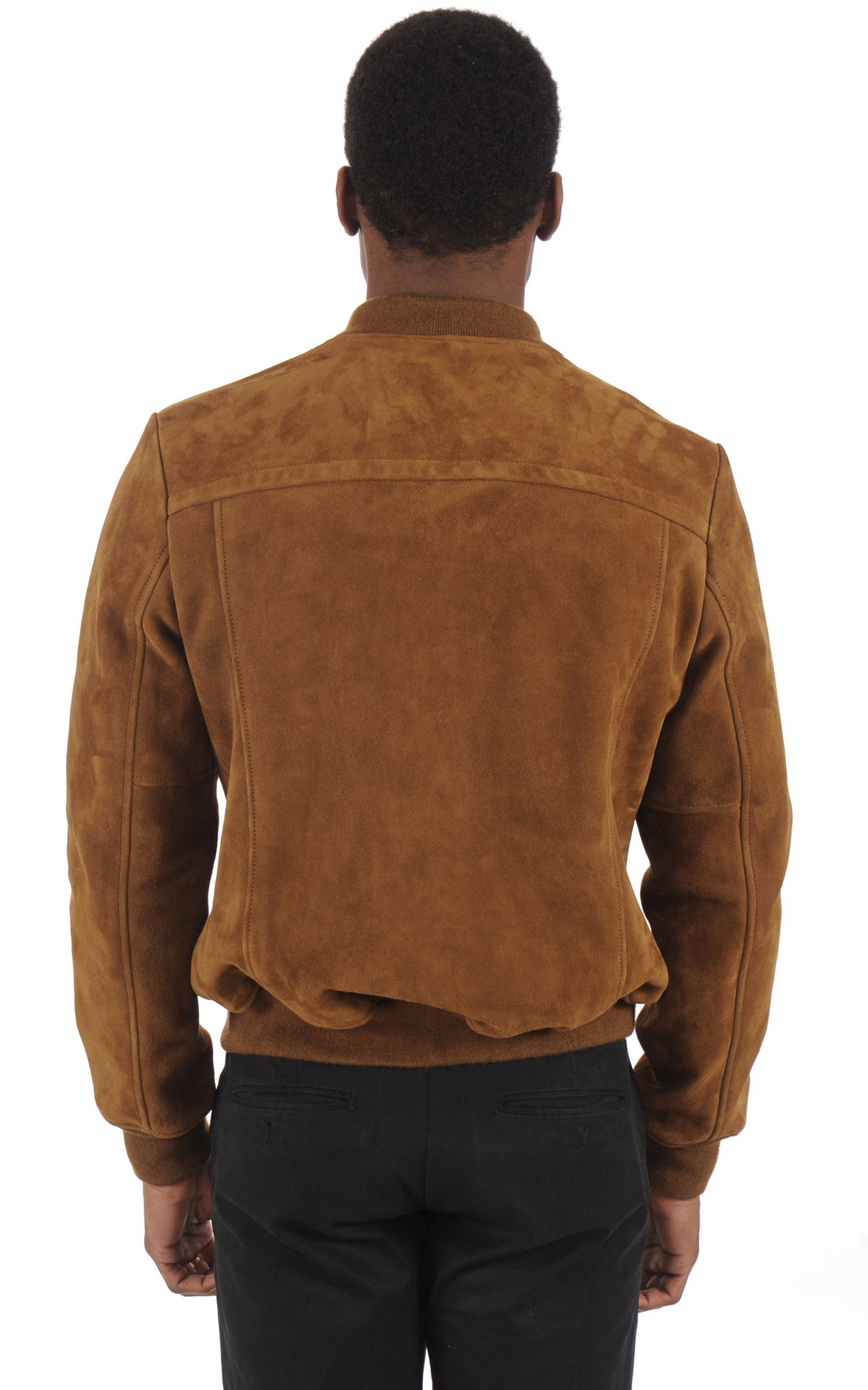 A &quot;LC300&quot; Camel Schott Blouson Homme opened photo