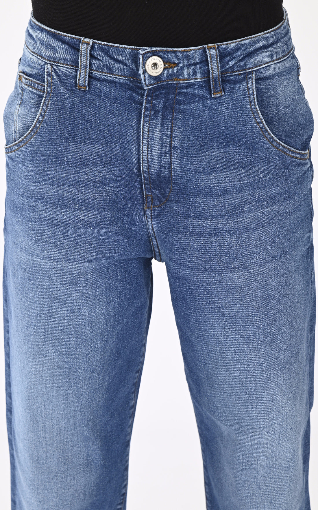 A &quot;ORSON&quot; Bleu Denim Studio Pantalon Femme closed photo