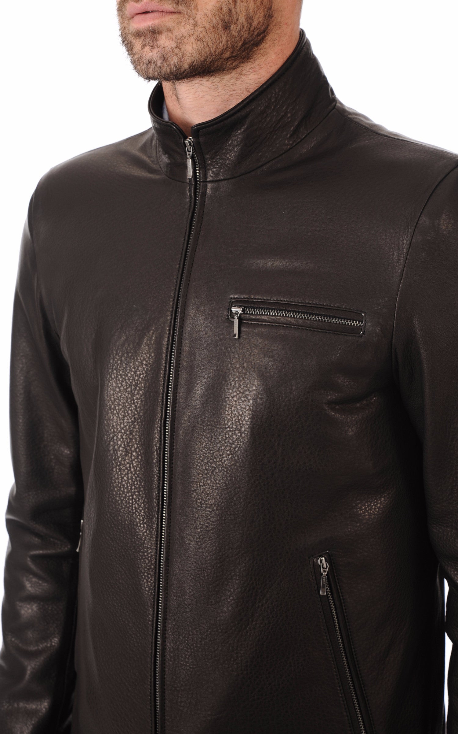 A &quot;TRENDY&quot; Noir La Canadienne Blouson Homme details photo