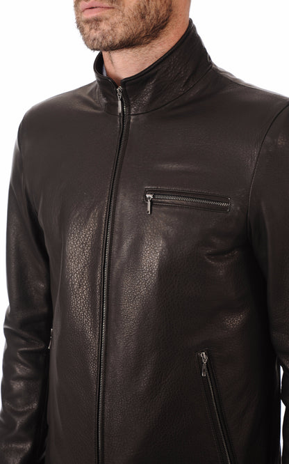 A &quot;TRENDY&quot; Noir La Canadienne Blouson Homme details photo