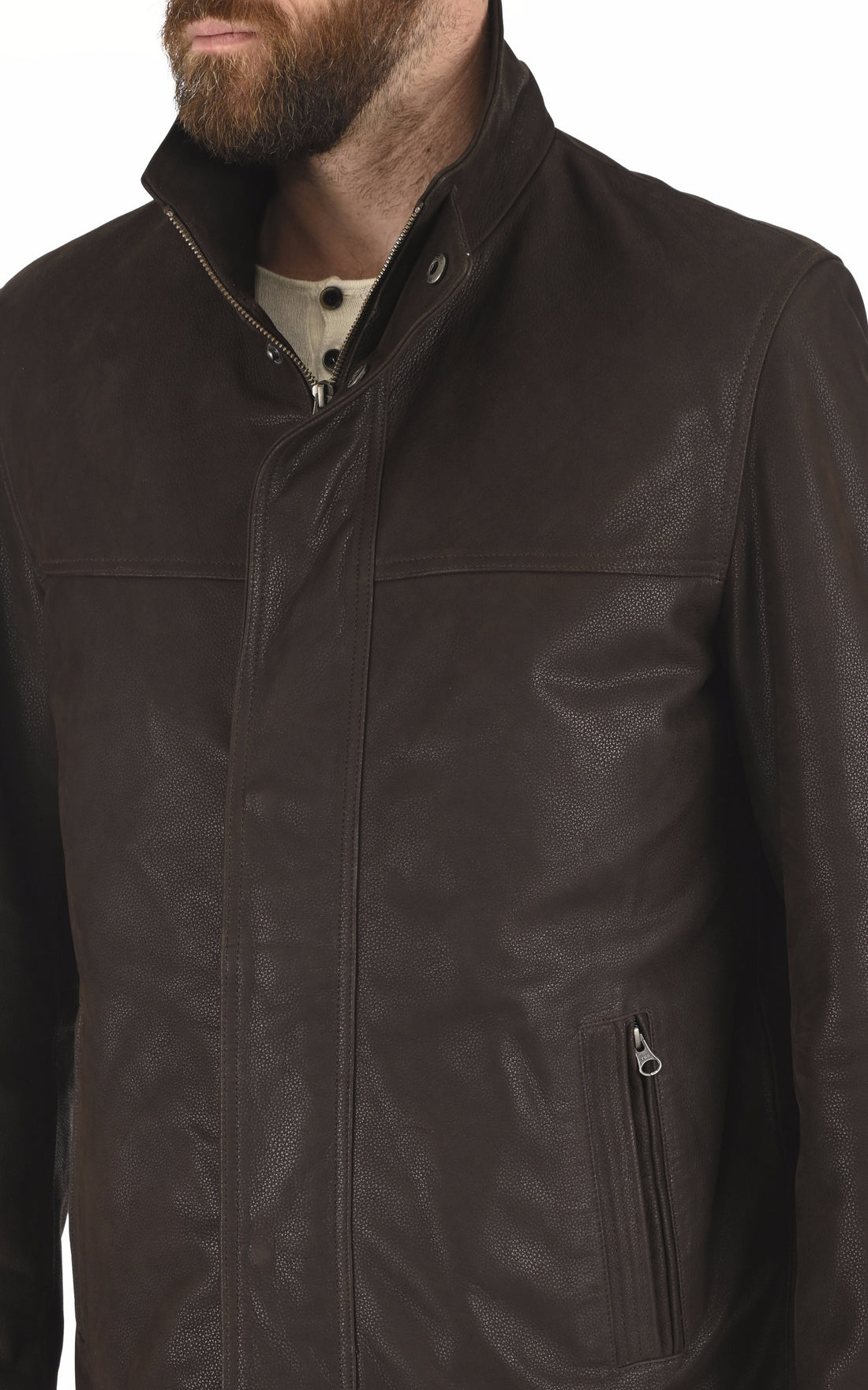 A &quot;MAX&quot; Marron La Canadienne 3/4 Homme opened photo