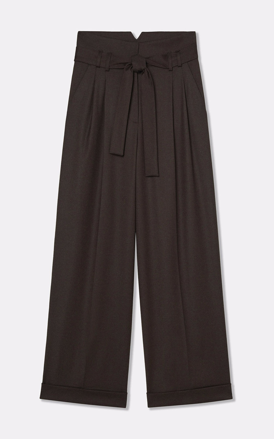 A &quot;PIA&quot; Marron Tara Jarmon Pantalon Femme opened photo