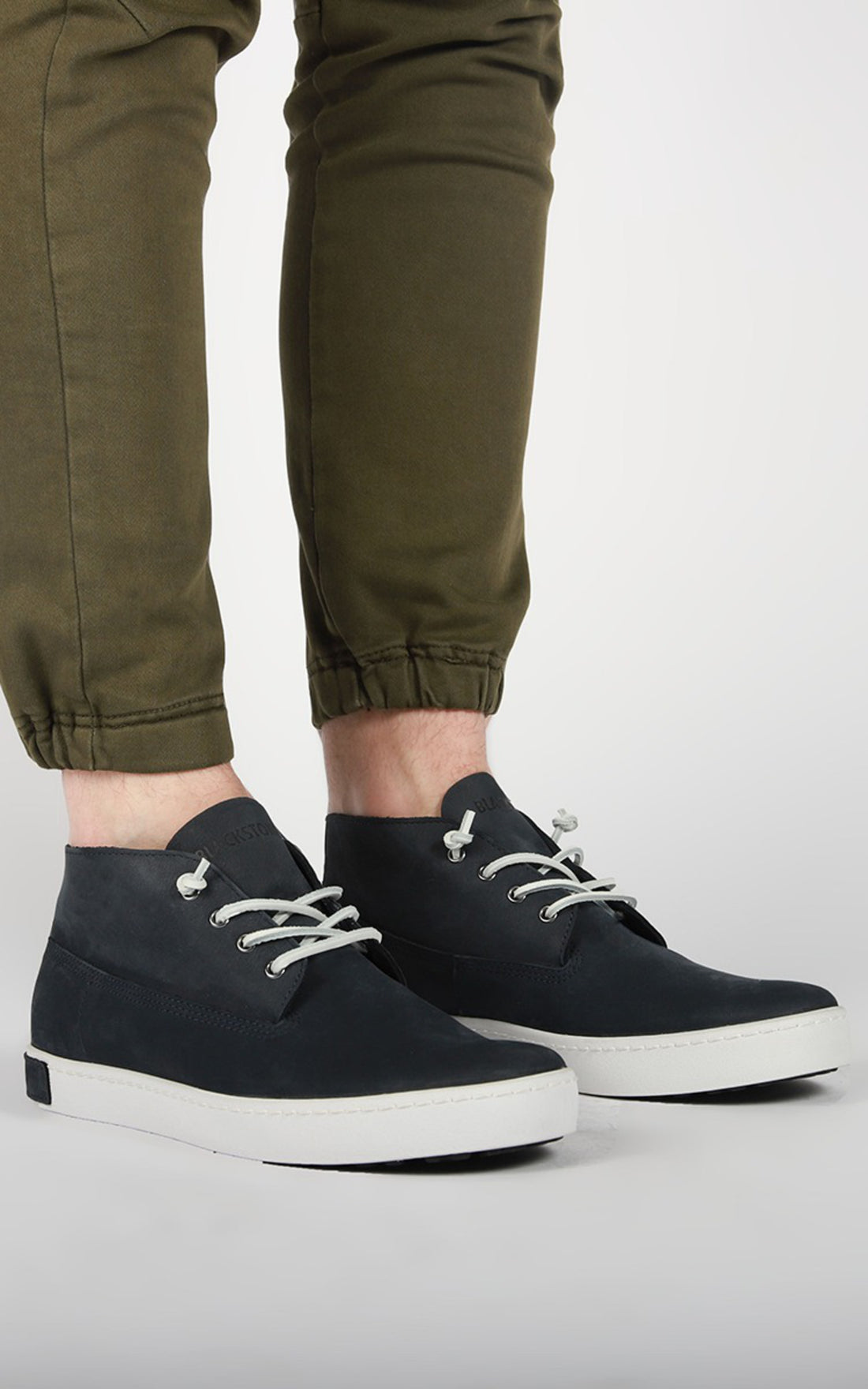 A &quot;BM19&quot; Bleu Marine Blackstone Chaussures Homme opened photo