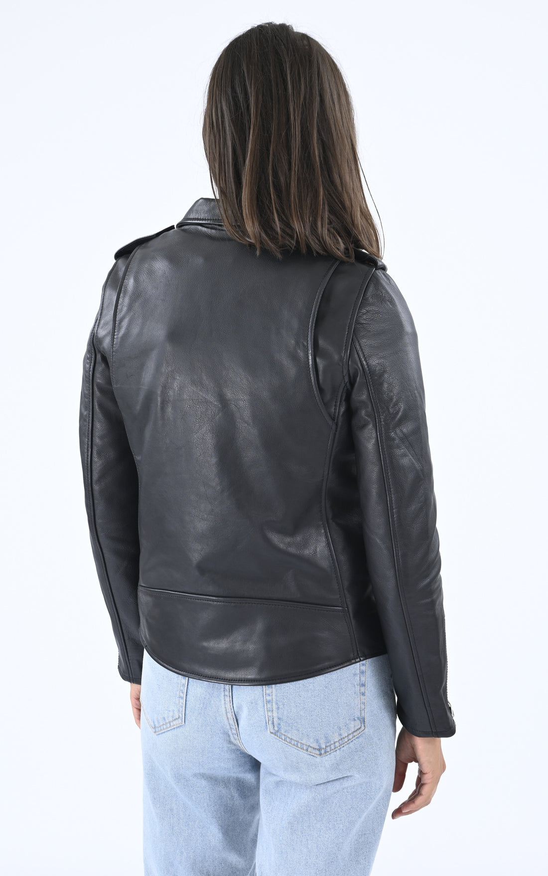 A &quot;LCW 1637X&quot; Noir Schott Perfecto Femme opened photo