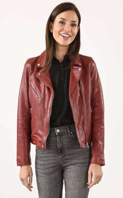 A &quot;OLYMPE 101964&quot; Rouge Rose Garden Blouson Femme opened photo