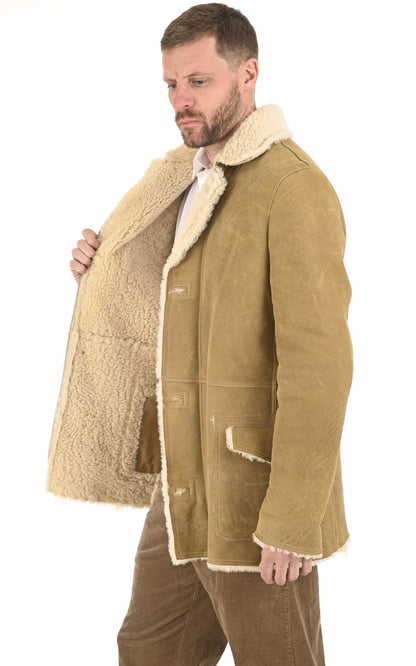 A &quot;ERIC&quot; Beige La Canadienne Veste Homme interior photo