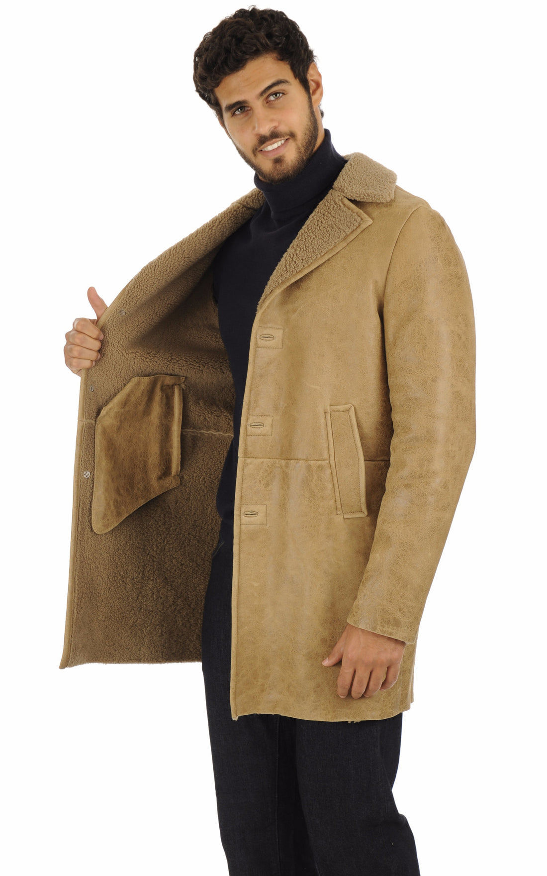 A &quot;39507&quot; Beige Salvatore Santoro 7/8 Homme opened photo
