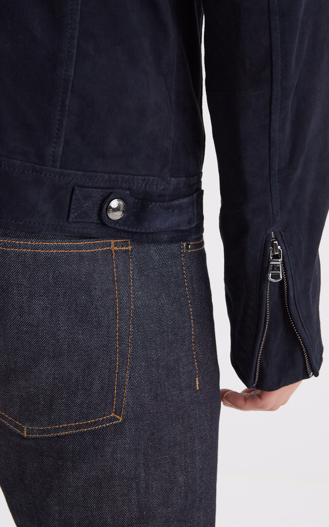 A &quot;DELF 102569&quot; Navy Daytona 73 Blouson Homme opened photo