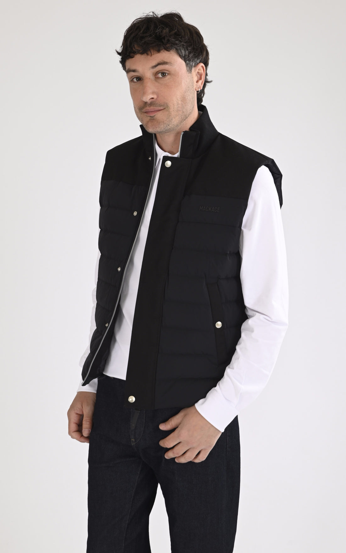 A &quot;BRODY&quot; Noir Mackage gil_doudoune Homme opened photo