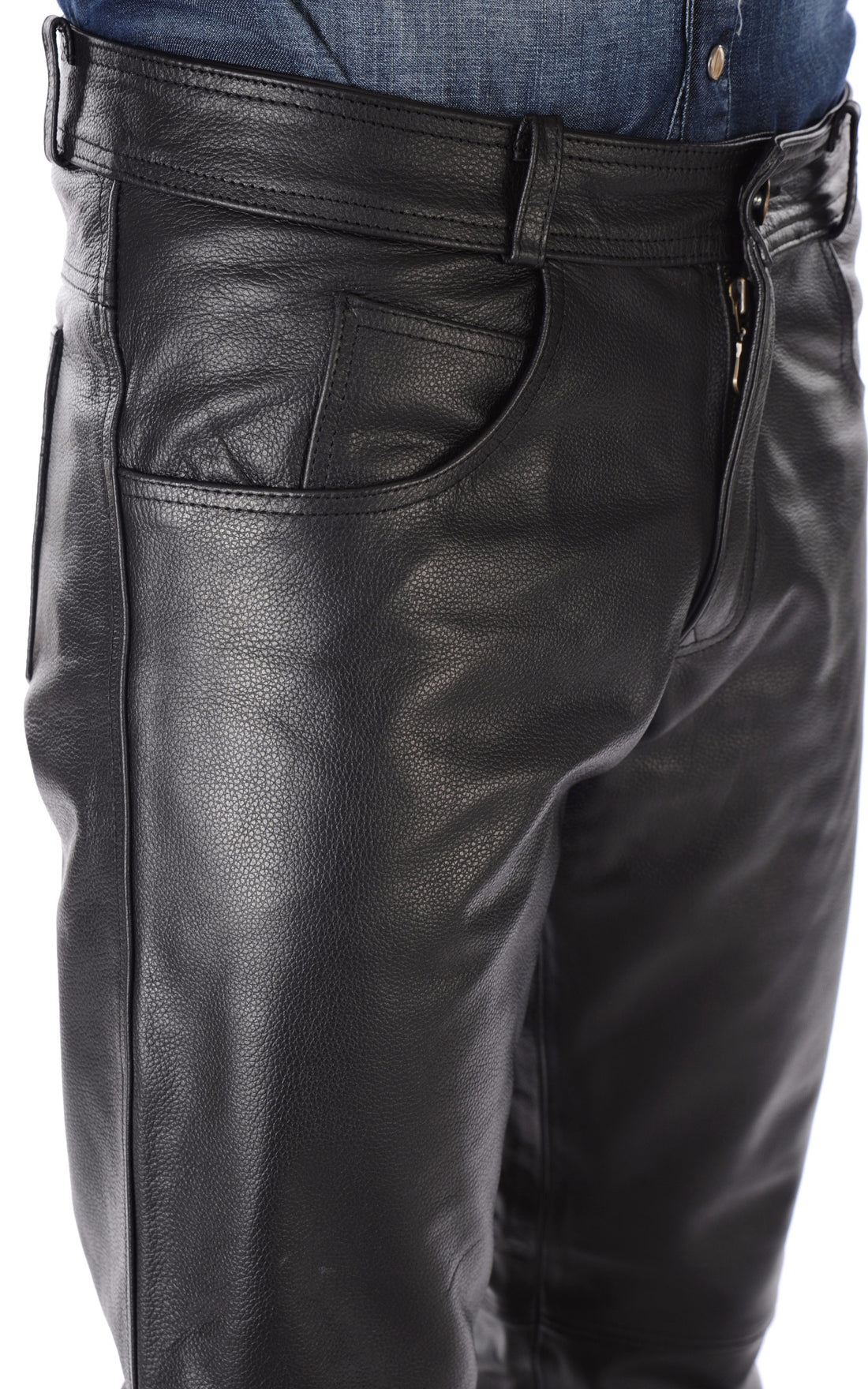 A &quot;NORMAL&quot; Noir Last Rebels Pantalon Homme closed photo