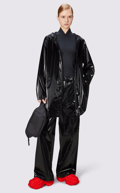 A &quot;18050 A-LINE JACKET&quot; Noir Rains 3/4 Femme interior photo