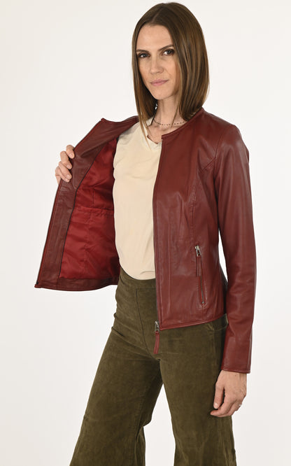 A &quot;ZADTE&quot; Rouge La Canadienne Spencer Femme interior photo