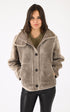 A "ASSIETTA 64883" Taupe Oakwood Veste Femme closed photo