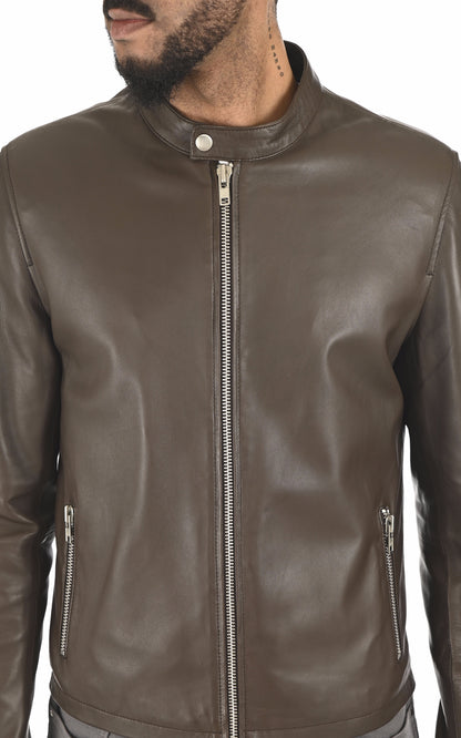 A &quot;STYLE 20&quot; Marron Serge Pariente Blouson Homme details photo