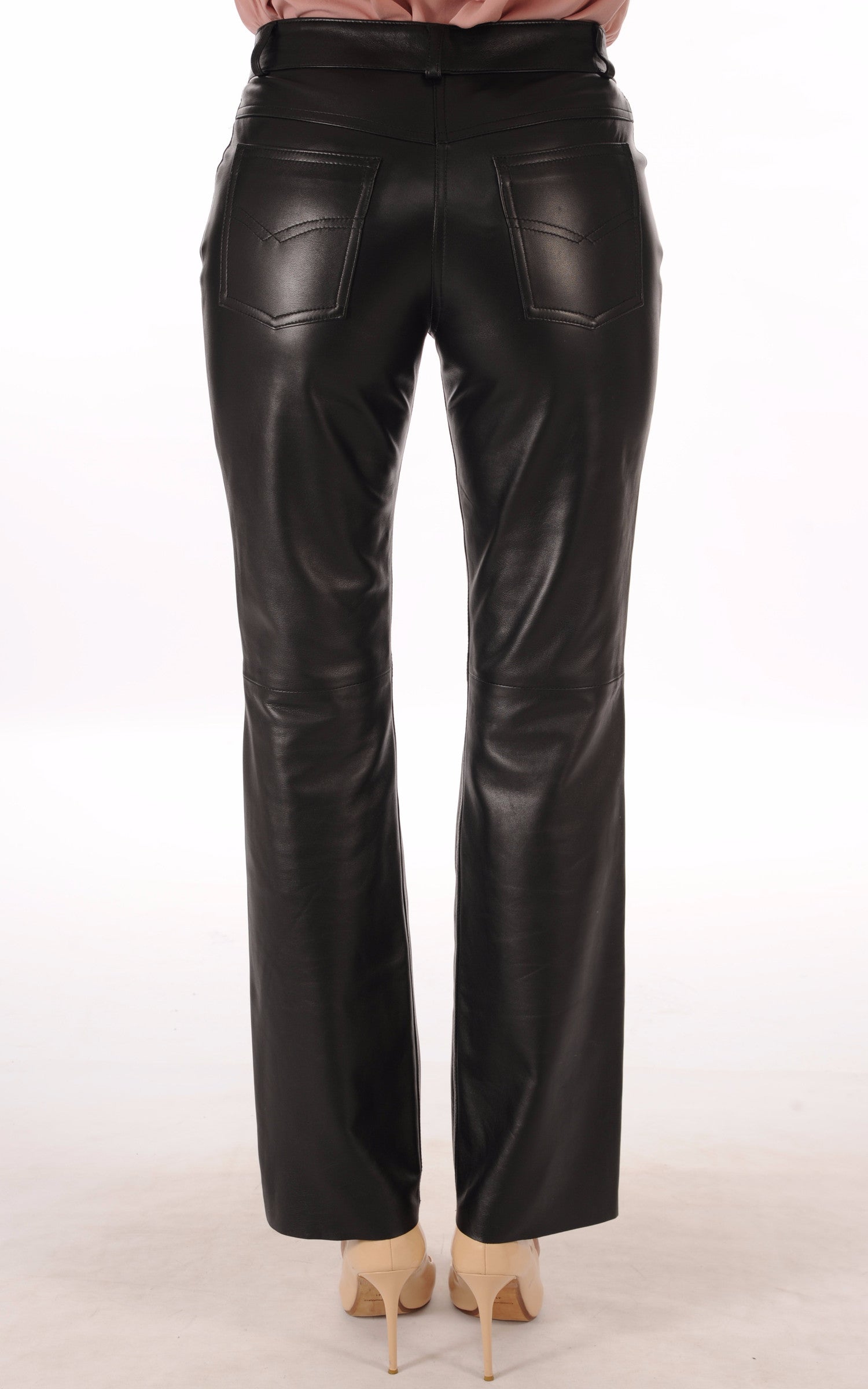 A &quot;501 F FF&quot; Noir La Canadienne Pantalon Femme back photo