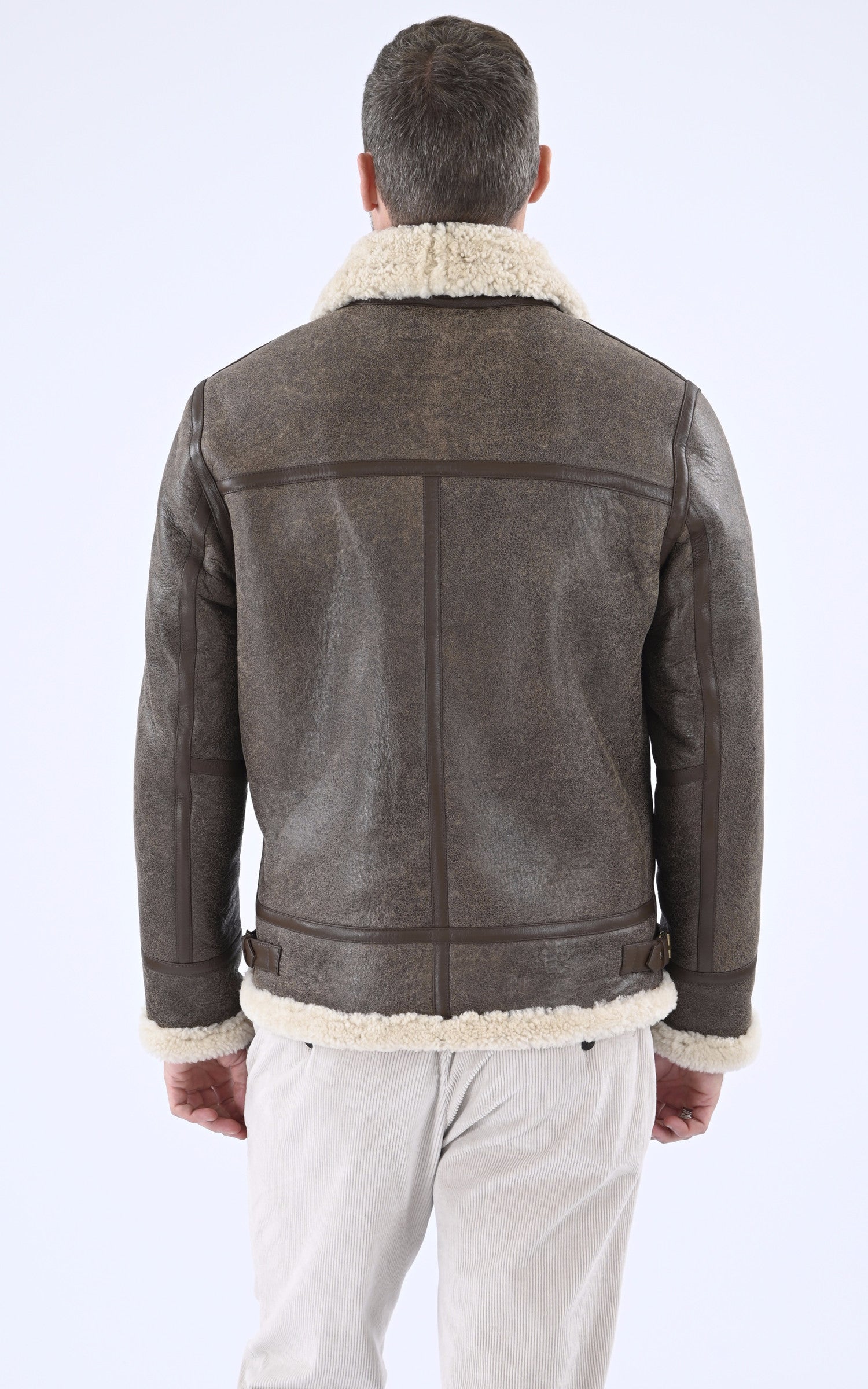 A &quot;EDWARD&quot; Marron Levinsky Bombardier Homme back photo 4