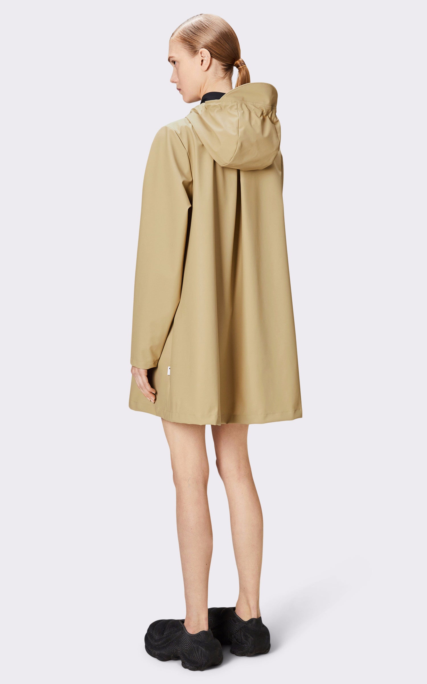 A &quot;18050 A-LINE JACKET&quot; Beige Rains 3/4 Femme interior photo