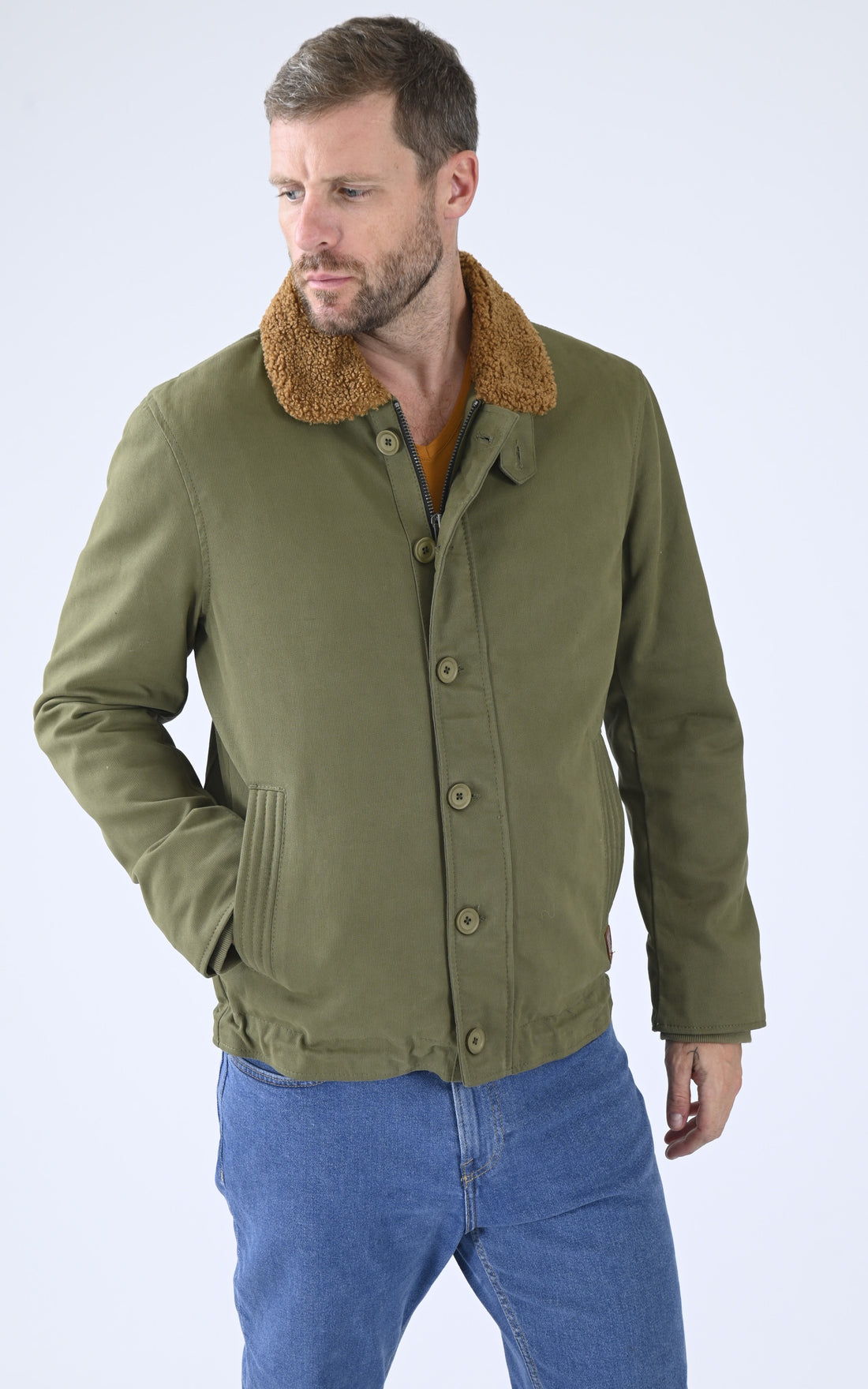 A &quot;NAUTILUS 102391&quot; Vert Iron&amp;Resin Veste Homme opened photo