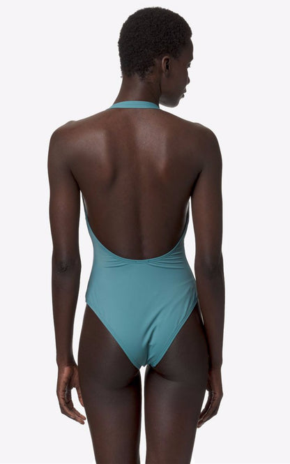 A &quot;SYLVIE BEACH K1141JW&quot; Bleu K-Way maillot_de_bain Femme closed photo