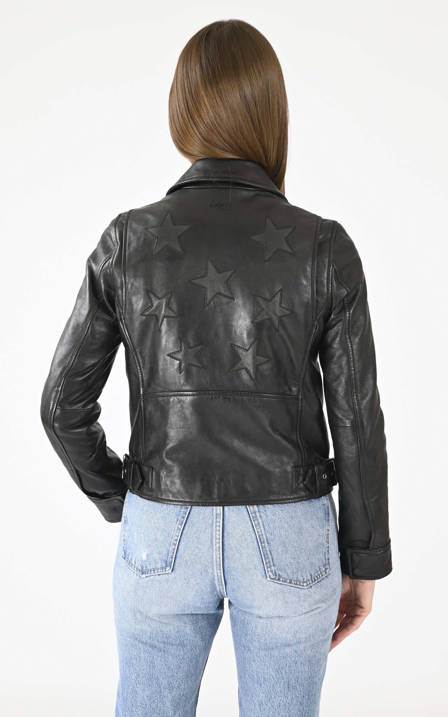 A &quot;CANNON 103728&quot; Noir Rose Garden Blouson Femme back photo