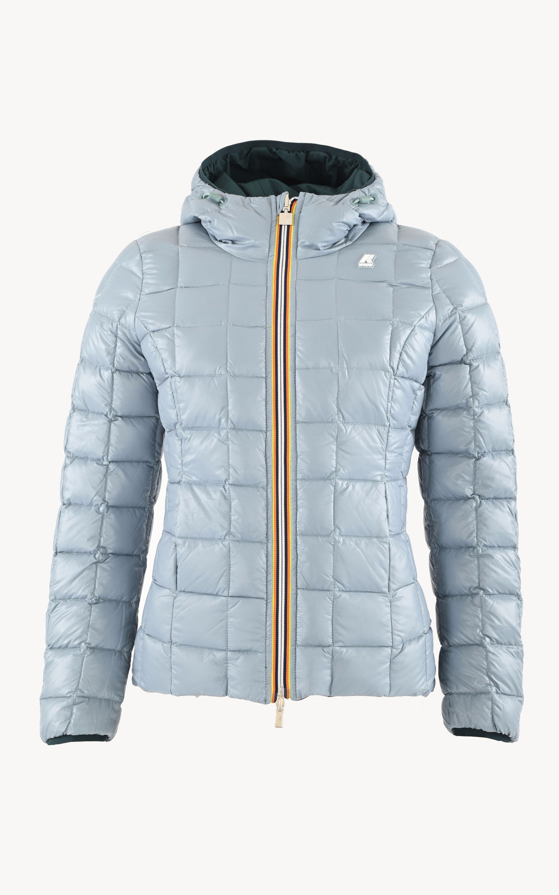 A &quot;LILY ECO DOUBLE K5126KW&quot; Vert K-Way Blouson Femme opened photo