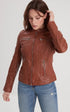 A "JOLYA 102581" Cognac Rose Garden Blouson Femme opened photo