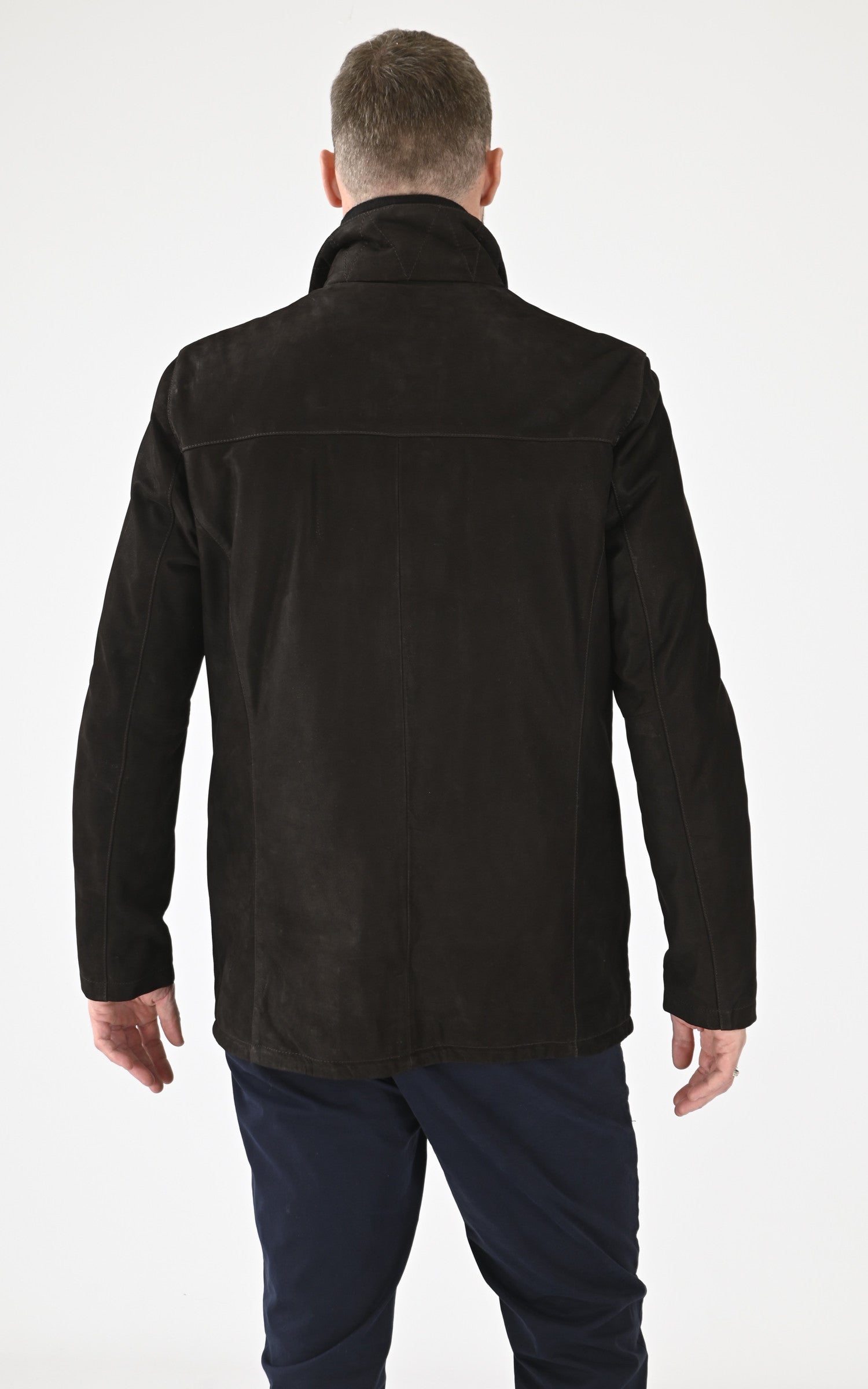 A &quot;MIKA&quot; Marron La Canadienne Blouson Homme back photo 4