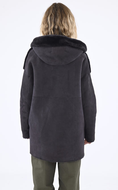 A &quot;HAZIRA 85&quot; Gris Levinsky 3/4 Femme back photo
