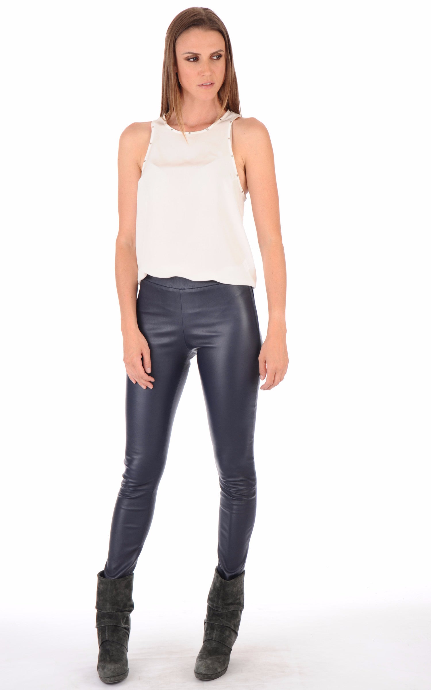 A &quot;LEGGINS FF&quot; Marine La Canadienne Pantalon Femme opened photo