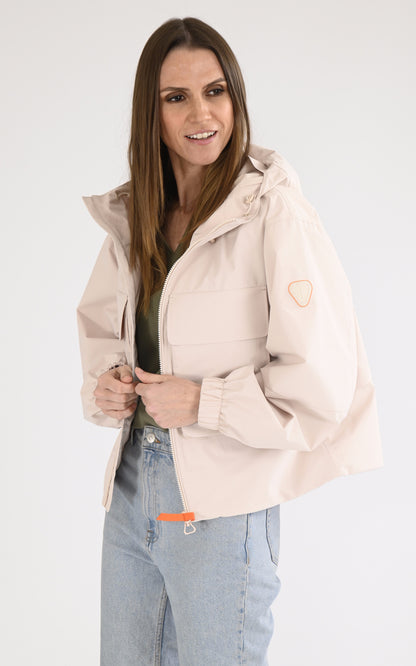 A &quot;CHIMENE&quot; Beige Gertrude Veste Femme closed photo