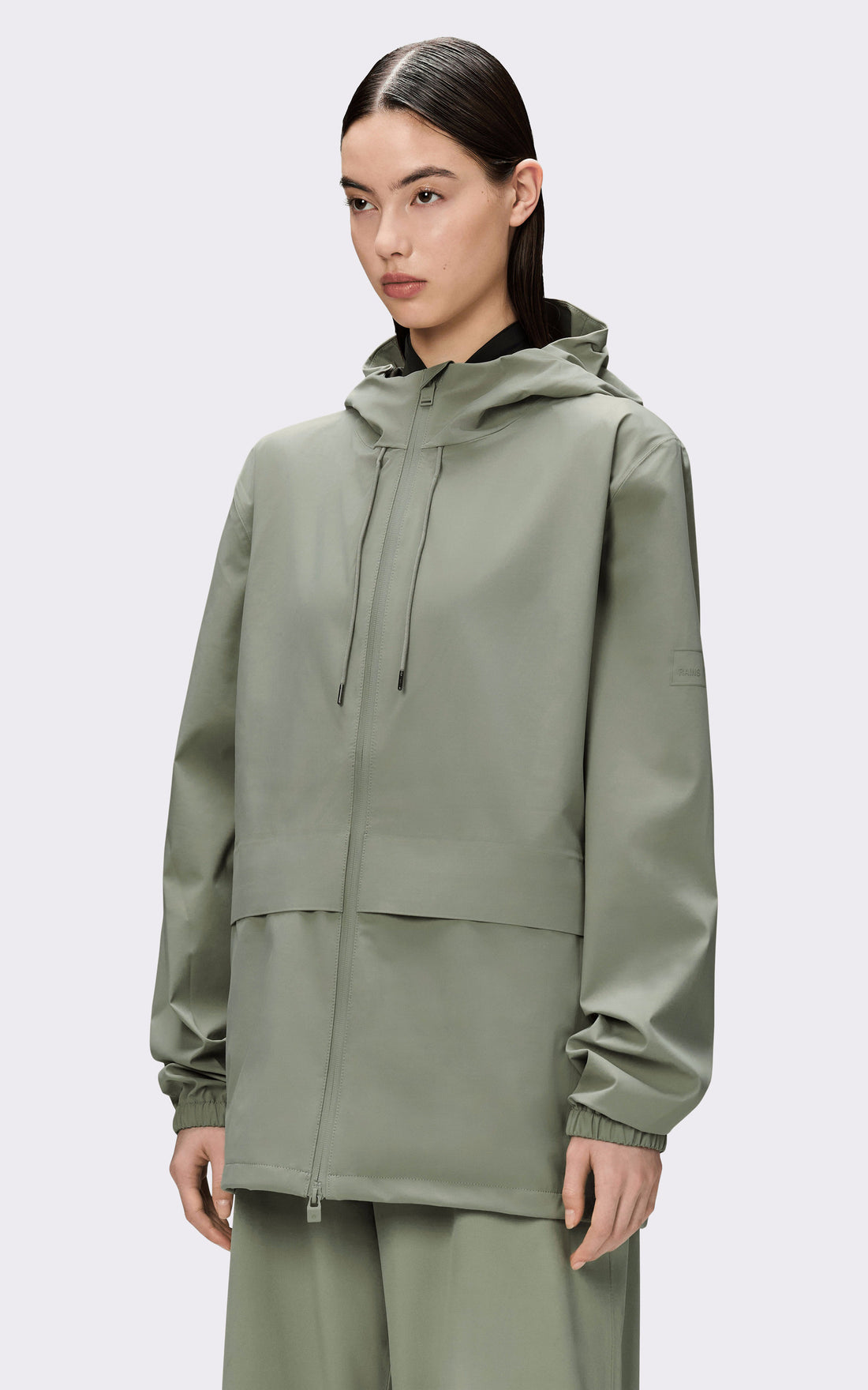 A &quot;12420 SUVA HARDSHELL POCKET&quot; Kaki Rains Veste Mixte closed photo