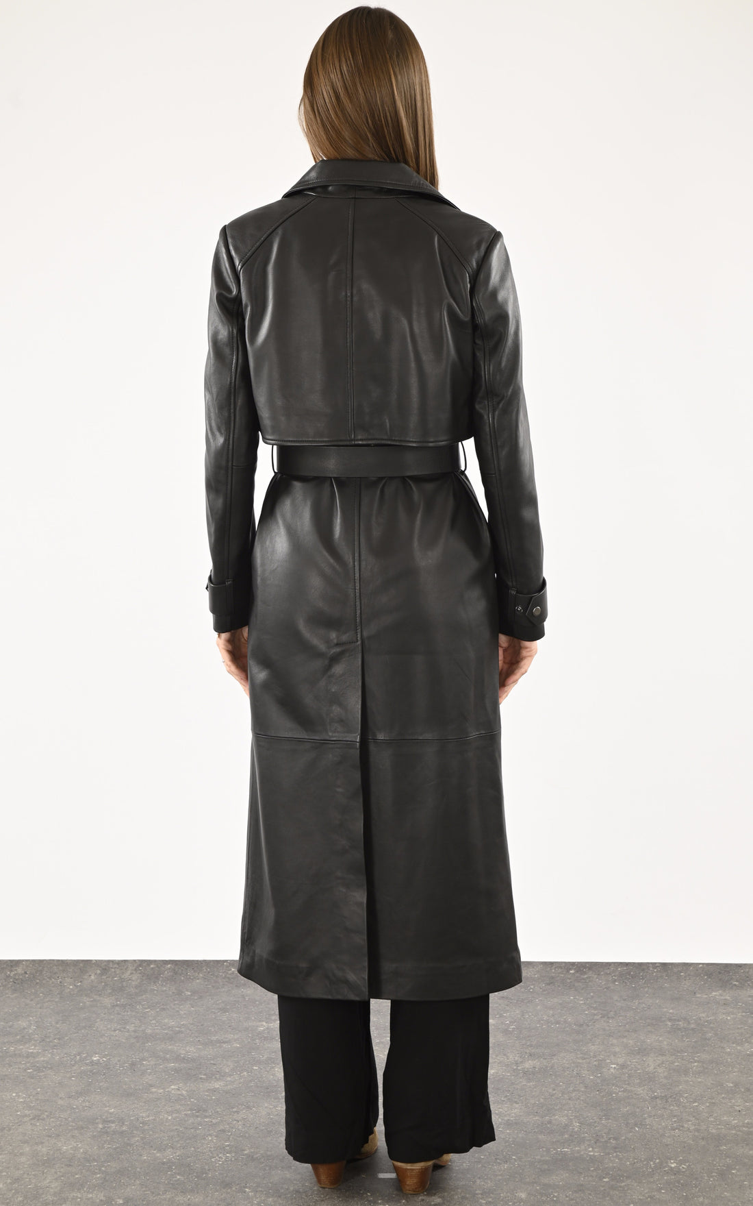A &quot;MIRABEL&quot; Noir Possery Manteau Femme opened photo