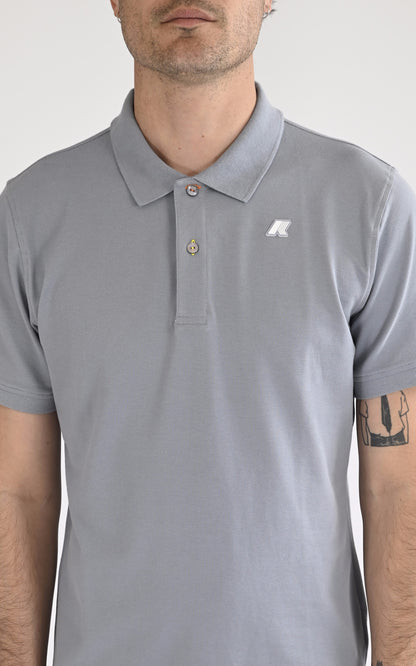 A &quot;VINNIE K1125CW&quot; Gris K-Way Polo Homme details photo