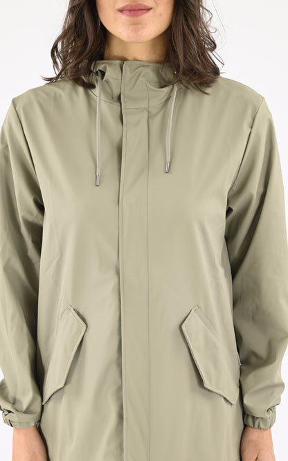 A &quot;18010 FISHTAIL&quot; Taupe Rains Veste Mixte details photo