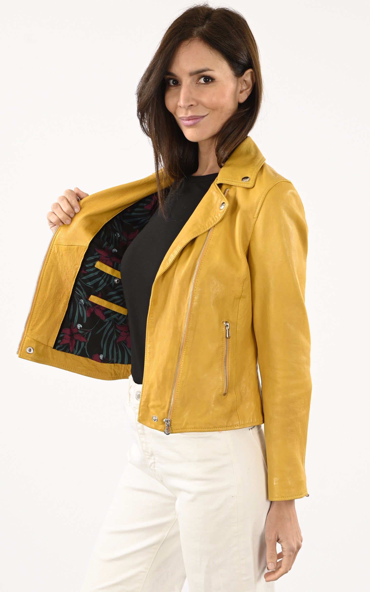 A &quot;OLYMPE 101964&quot; Jaune Rose Garden Blouson Femme interior photo