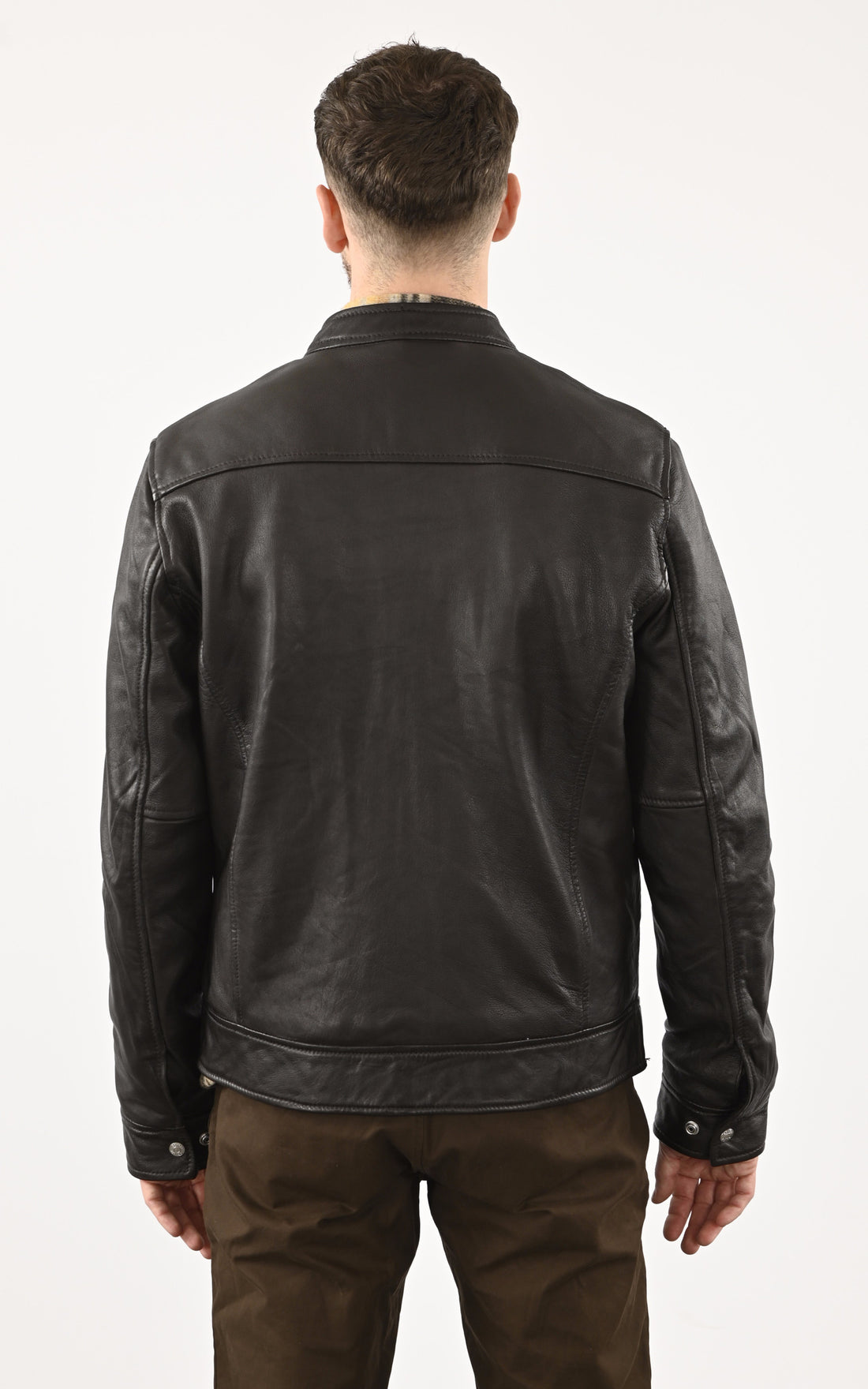 A &quot;LC NEWPORT&quot; Marron Schott Blouson Homme closed photo