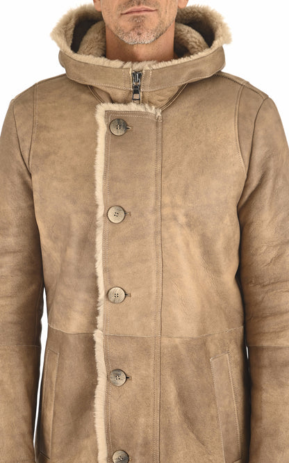 A &quot;227255&quot; Beige Artico 3/4 Homme details photo