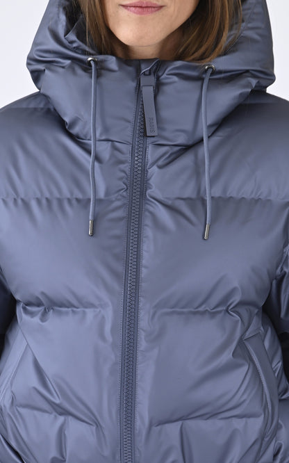 A &quot;15150 ALTA PUFFER JACKET&quot; Bleu Rains 3/4 Doudoune Mixte details photo