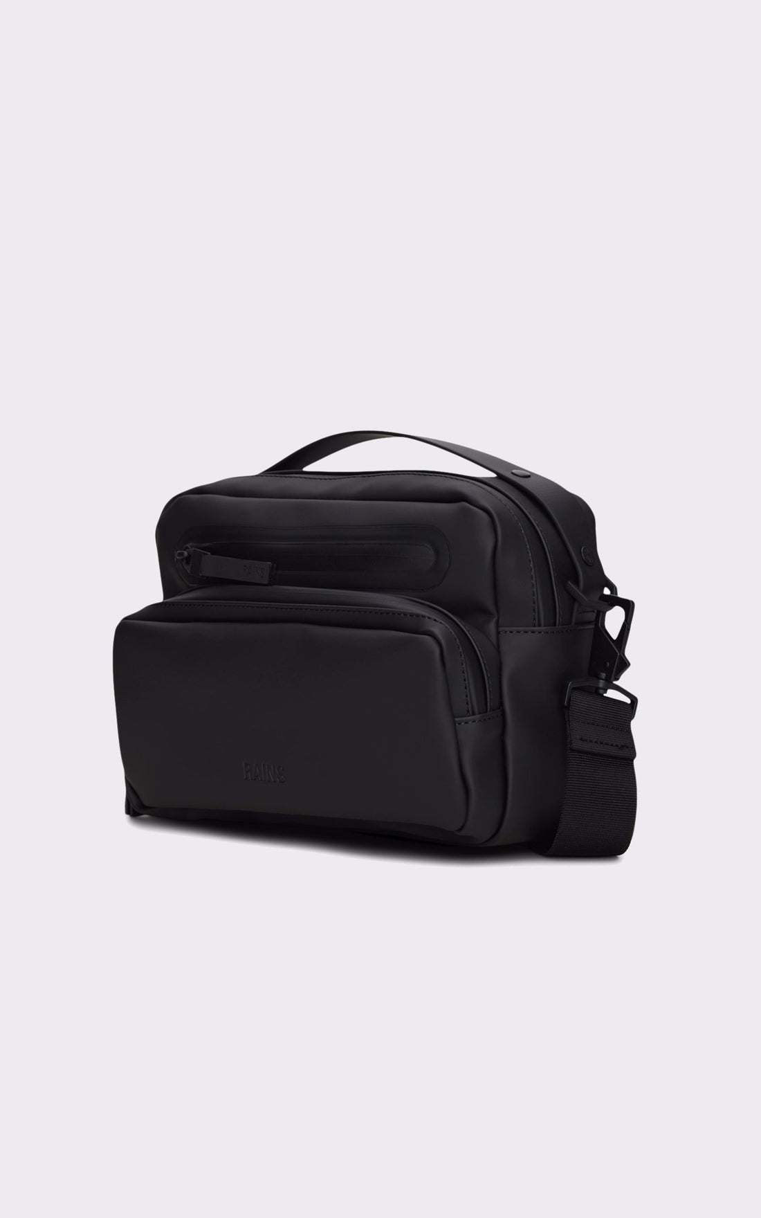 A &quot;14110 CARGO BOX&quot; Noir Rains Besace Mixte opened photo
