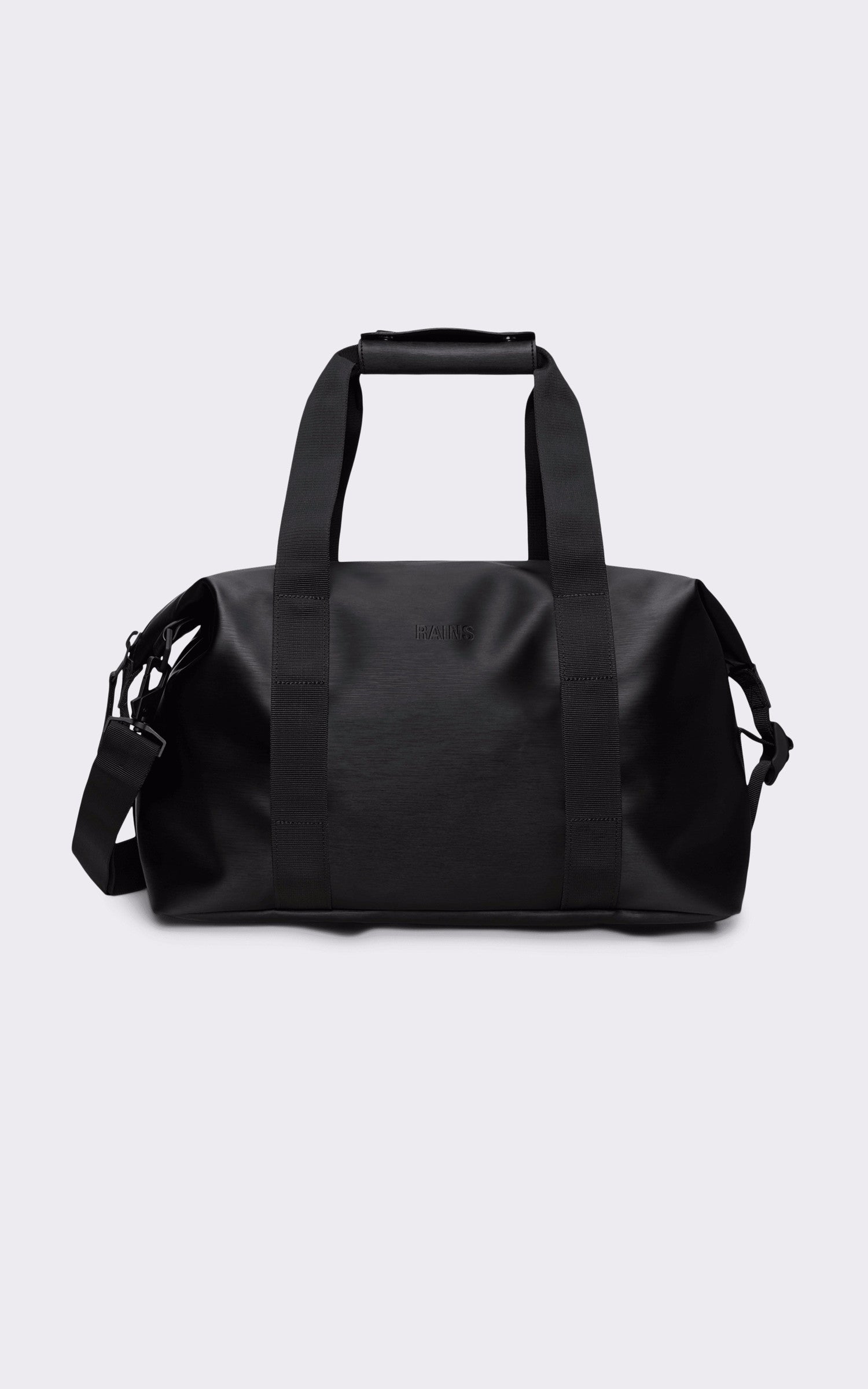 A &quot;14220 WEEK-END BAG SMALL&quot; Noir Rains Sac Mixte opened photo